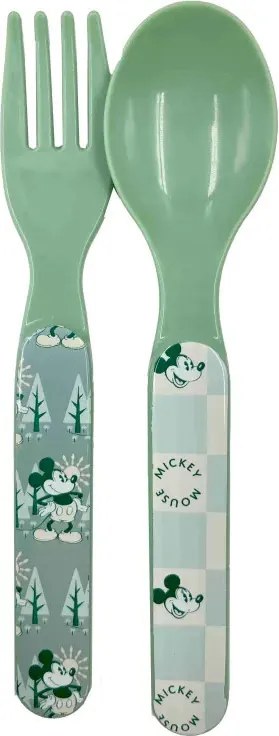 Disney Mickey Nature szendvicsdoboz + evőeszköz szett