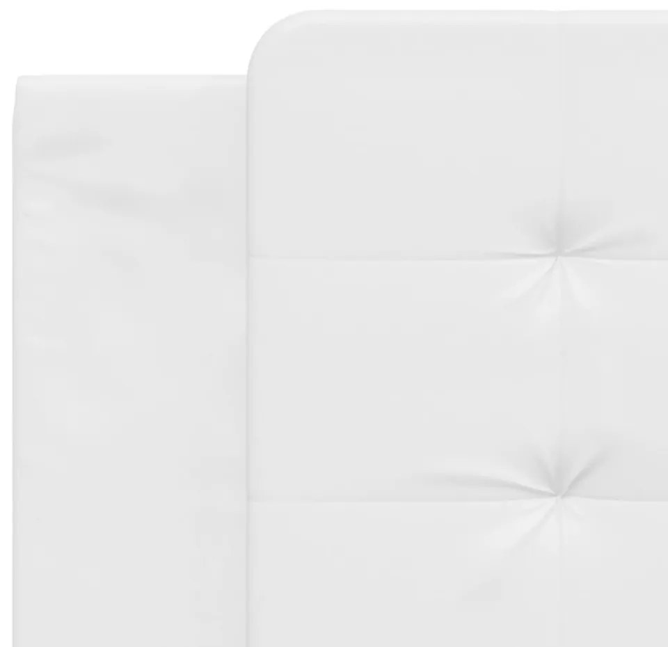 fehér műbőr ágykeret matrac nélkül Zadar 180x200 cm