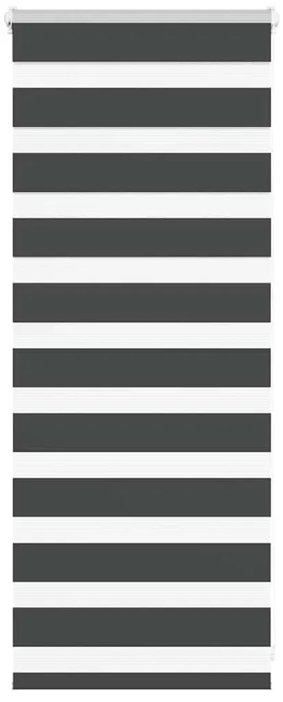 zebrafüggönnyel fekete szövetszélesség 55,9 cm poliészter