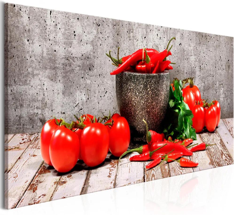 Kép - Red Vegetables (1 Part) Concrete Narrow
