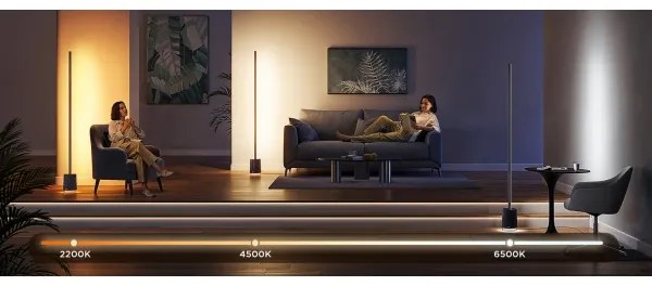 Govee - LED Állólámpa hangszóróval Pro RGBICWW Wi-Fi + + távirányító