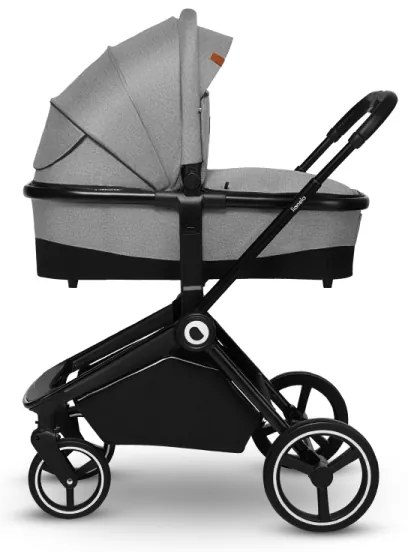 Lionelo - MIKA 2 az 1-ben kombinált babakocsi Grey Stone