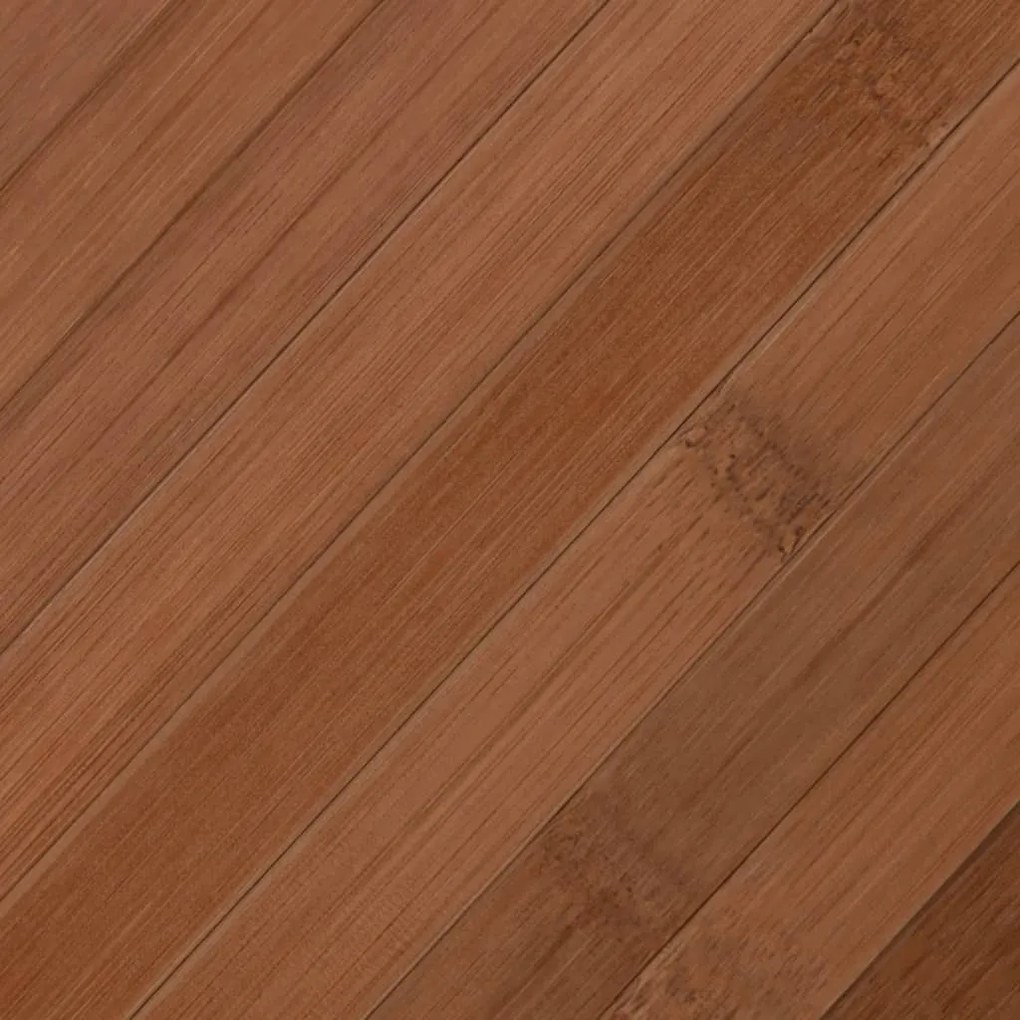 négyszögletű barna bambusz szőnyeg 60 x 300 cm