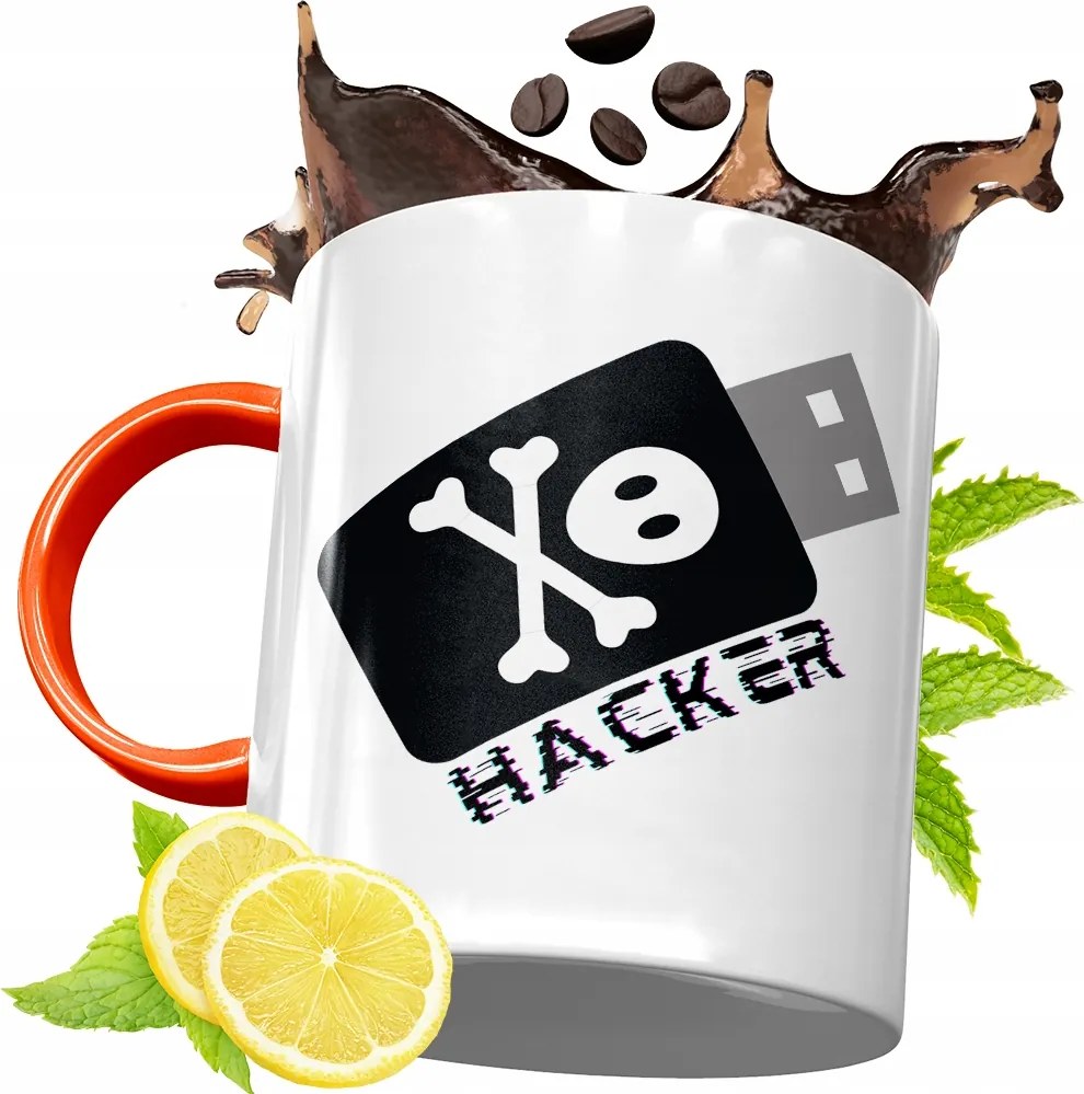 Narancssárga Bögre Informatikus Fejlesztőknek, fényképes nyomtatással