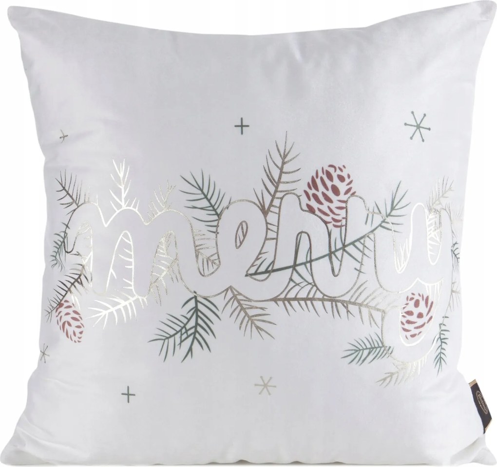 Karácsonyi Párnahuzat 45x45 bársony Karácsonyi Dekoráció