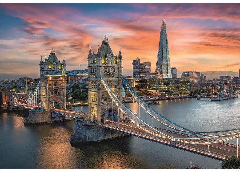 London Twilight 1500 db-os Compact puzzle Clementoni