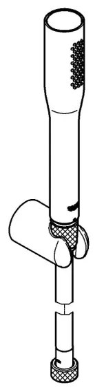 GROHE 27459000 - Zuhanyszett VITALIO GET STICK 1500 mm, fényes króm