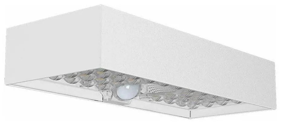 V-Tac LED Napelemes érzékelős fali lámpa LED/6W/3,7V IP65 4000K 3000 mAh fehér VT1372