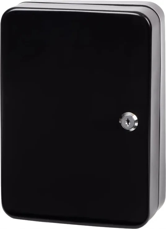 Kulcstartó szekrény fekete 18x7,5x25 cm tárolás akcesoria ház garázs