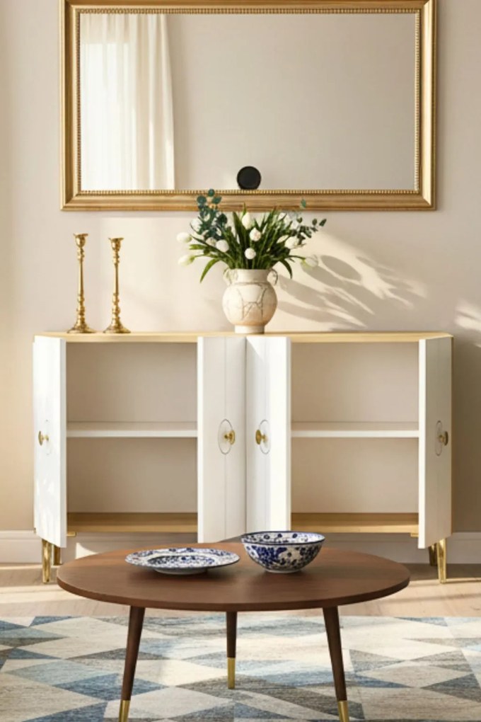 Enlem 120 - Sapphire Oak, White