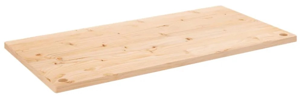 tömör fenyőfa íróasztallap 100 x 60 x 2,5 cm