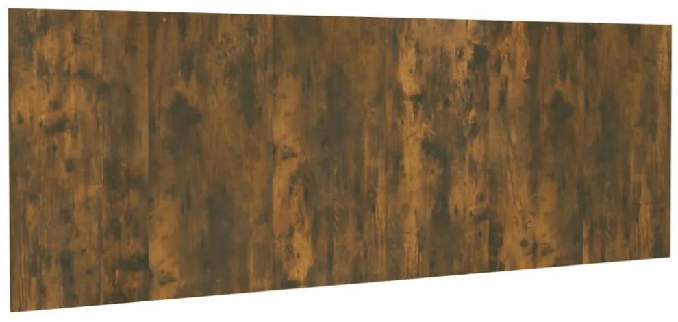 füstös tölgy színű szerelt fali fejtámla 240 x 1,5 x 80 cm