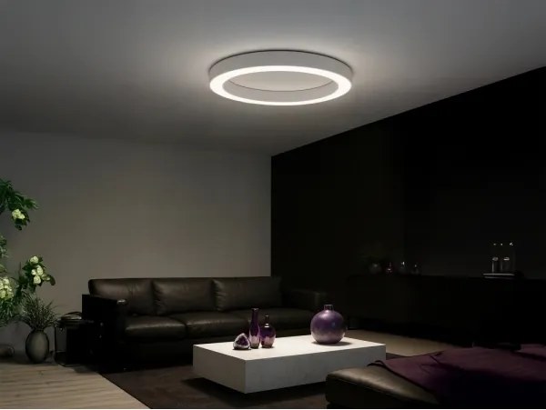 LED mennyezeti lámpa LED/115W/230V 3000/4000/6500K átm. 120 cm fehér