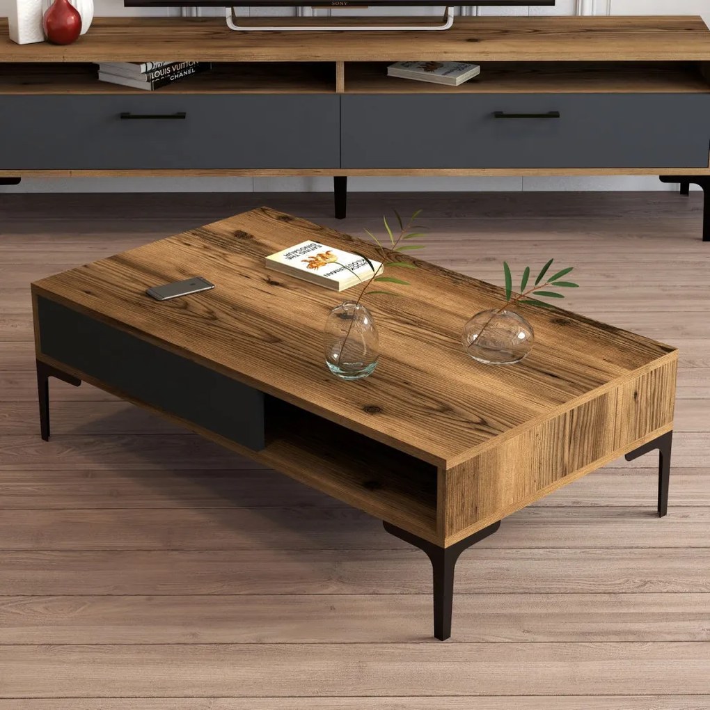 Istanbul - Walnut, Anthracite
