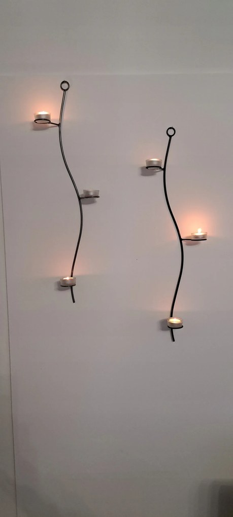 Fali gyertyatartó teamécses 03