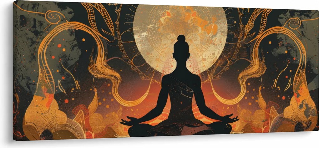 Kép - Meditáció (120x50 cm)