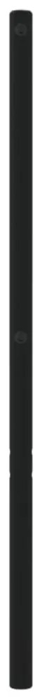 fekete fém fejtámla 160 cm