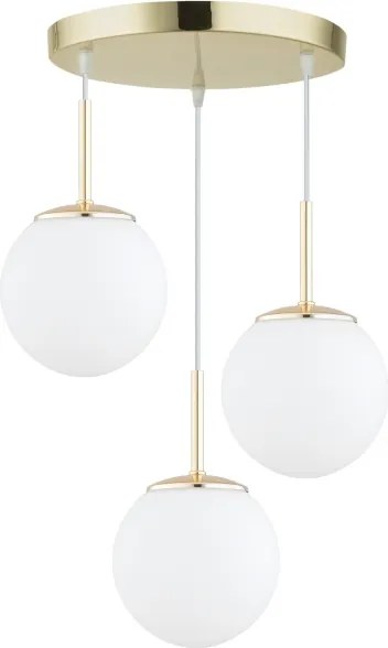 Brilagi - MILO kábeles függőlámpa 3xE27/60W/230V arany