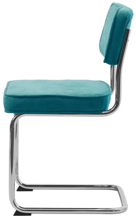 Türkiz kordbársony étkezőszék Rupert – Unique Furniture
