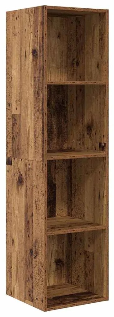 TV szekrény 2 pcs Barna 37 x 37 x 142.5 cm Faanyag