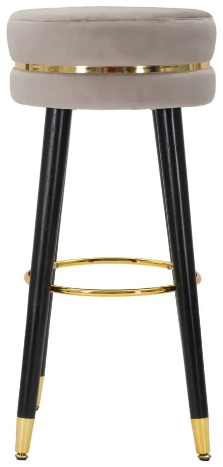 Világosszürke kárpitozott bárszék (ülésmagasság 74 cm) Paris – Mauro Ferretti