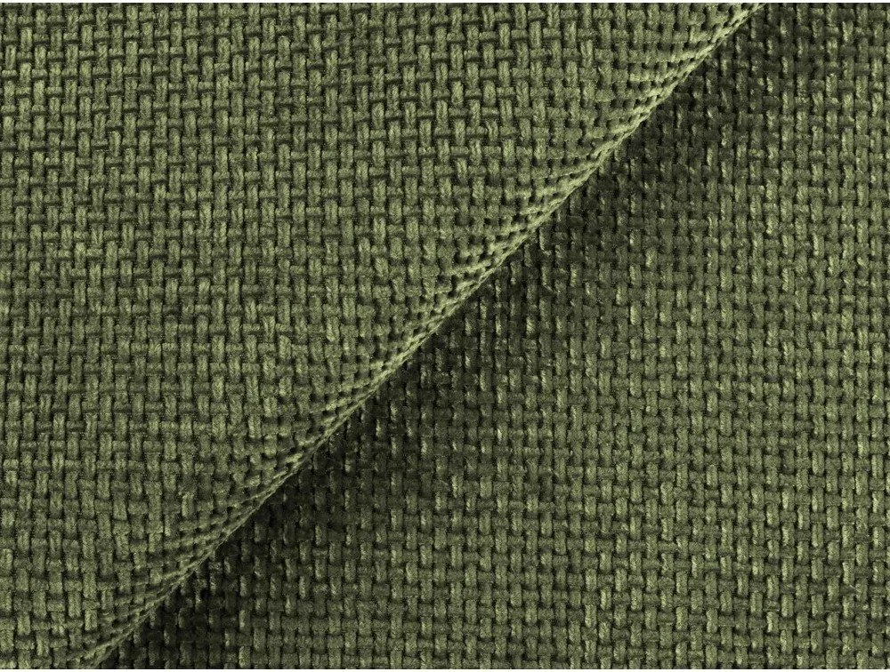 Zöld zsenília sarokkanapé Lani – Makamii