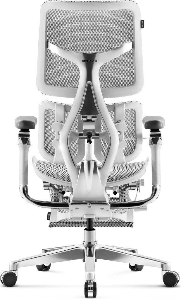 Prémium ergonomikus irodai szék lábtartóval szürke Premium Normal Size: Diablo V-Kinetic