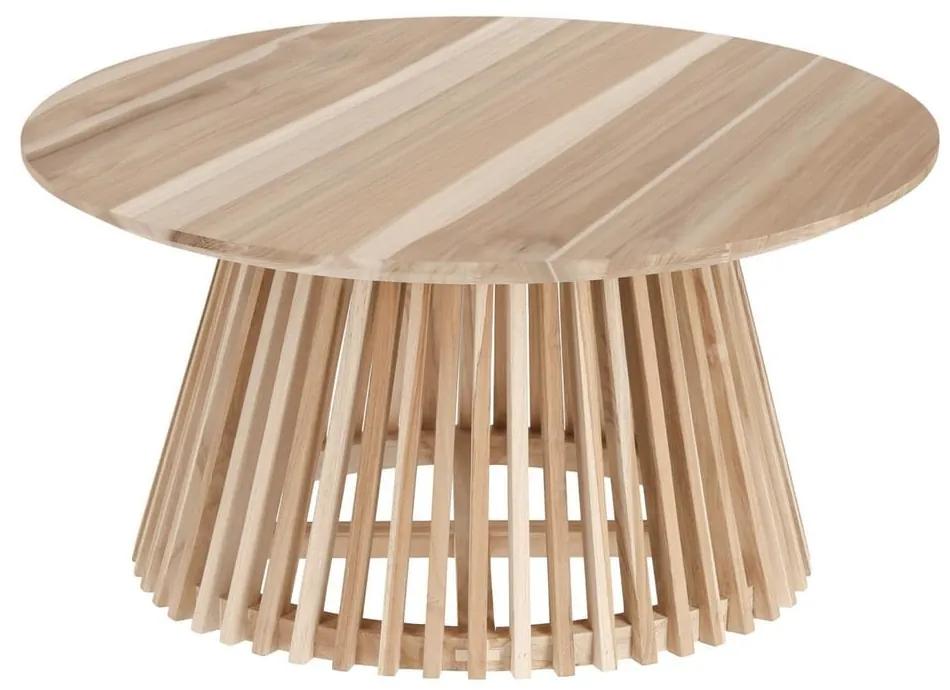Irune teakfa dohányzóasztal, ⌀ 80 cm - La Forma