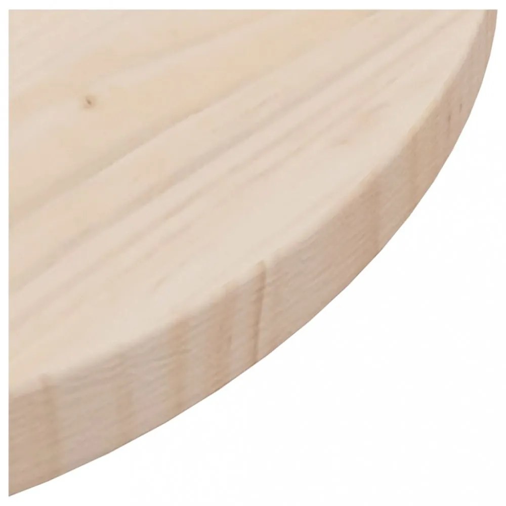 tömör fenyőfa asztallap Ø40 x 2,5 cm
