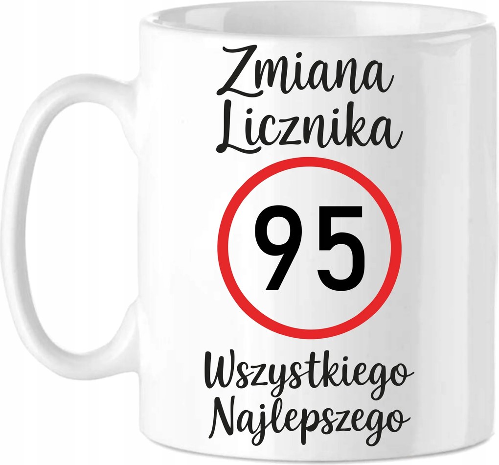 Bögre 95 Születésnapra Vicces Ajándék 95 éves Jubileum Számláló váltás
