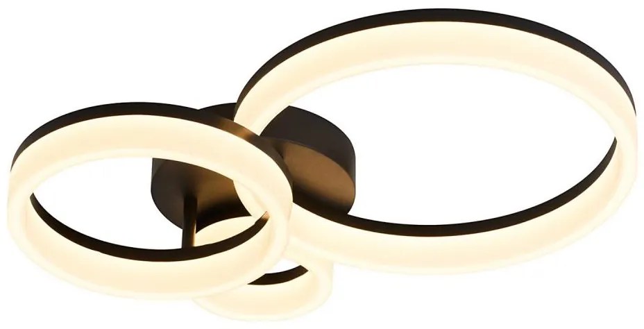 Rabalux 71385 - LED Mennyezeti lámpa AMILIA LED/24W/230V 3000/4000/6500K fekete