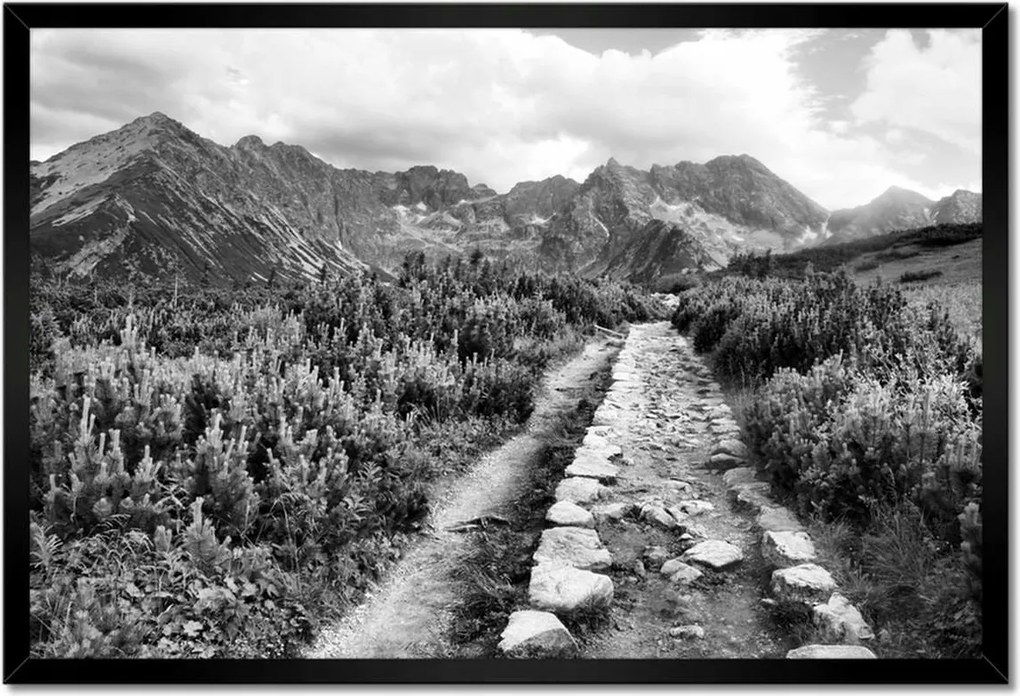 Poszterek keretben 60x40 Tátra Lengyel hegyek Kilátás