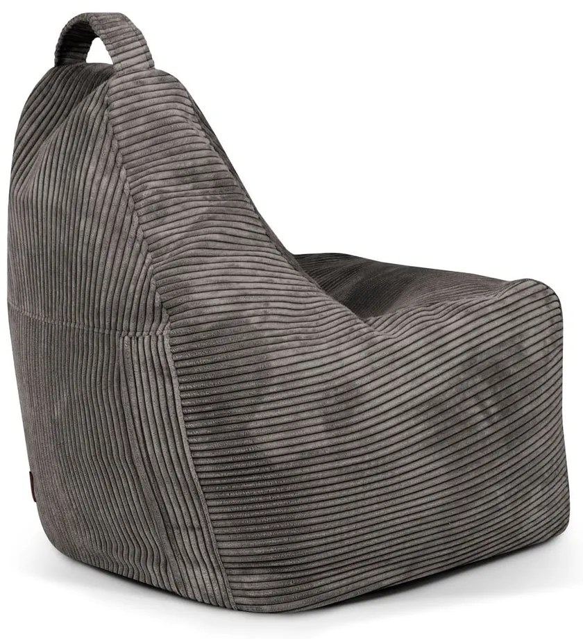 Krémszínű kordbársony babzsákfotel Play Amuse – SLOWDOWN