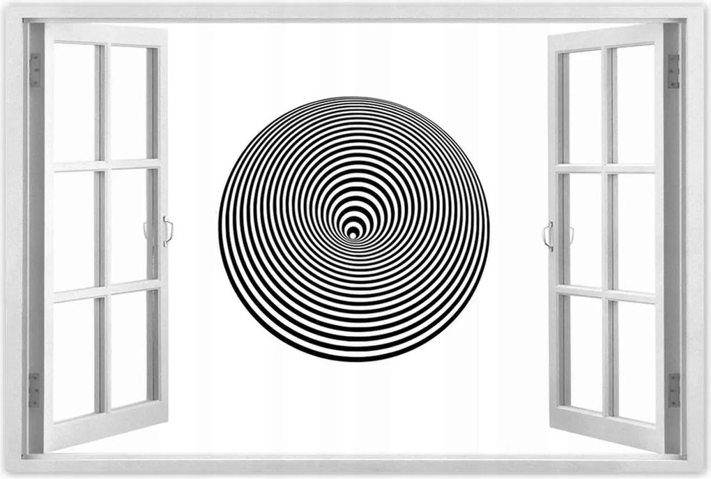 Poszterek 60x40 Absztrakt fekete-fehér