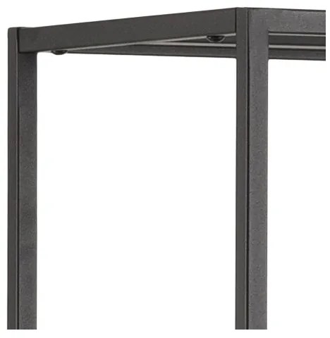 SETH fekete könyvespolc