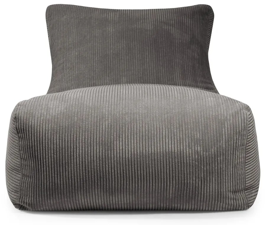 Barna kordbársony babzsákfotel Lounge 100 – SLOWDOWN