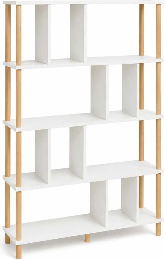 Könyvespolc, fehér, 90 cm – Peka-0045