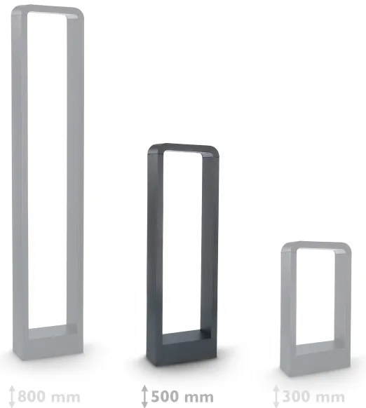 Brilagi-LED Kültéri lámpa BARI LED/7W/230V 3000/4000/6000K antracit IP54 50 cm