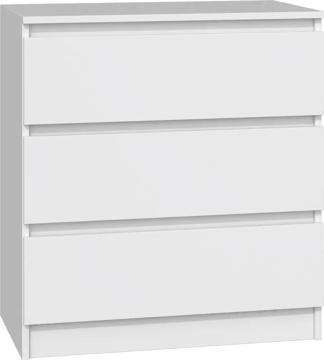 M3 70 fiókos szekrény, fehér