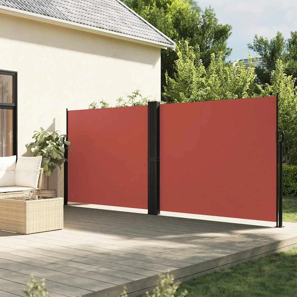 Terrakotta behúzható oldalsó napellenző 180 x 1200 cm