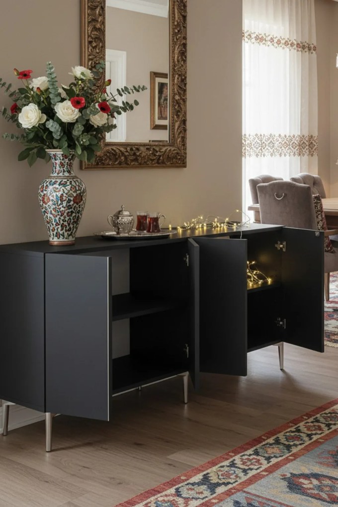 Poli 150 - Anthracite, Silver