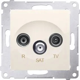 Kontakt Simon 54 aljzat R-tv-sat DASK.01/41