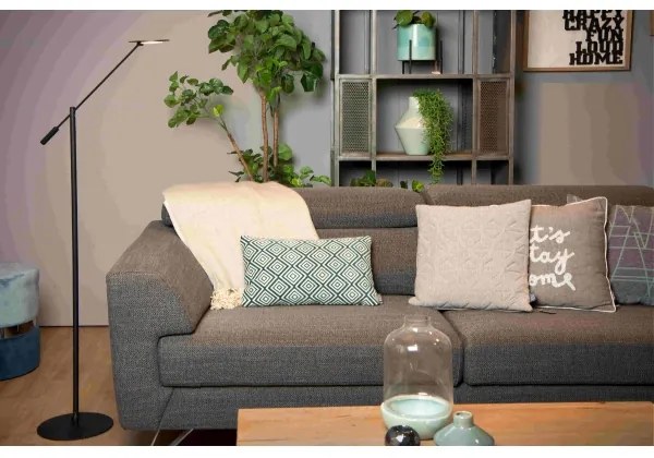 Lucide 19766/09/30 - LED Dimmelhető állólámpa ANSELMO LED/9W/230V fekete