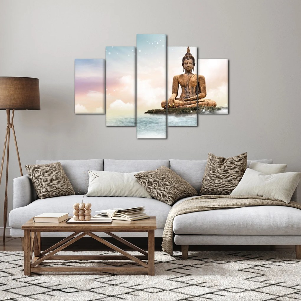 Kép - Buddha vigyáz a földre (150x105 cm)