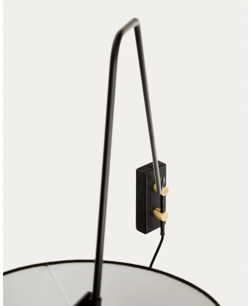 Fekete fali lámpa ø 25 cm Jex – Kave Home