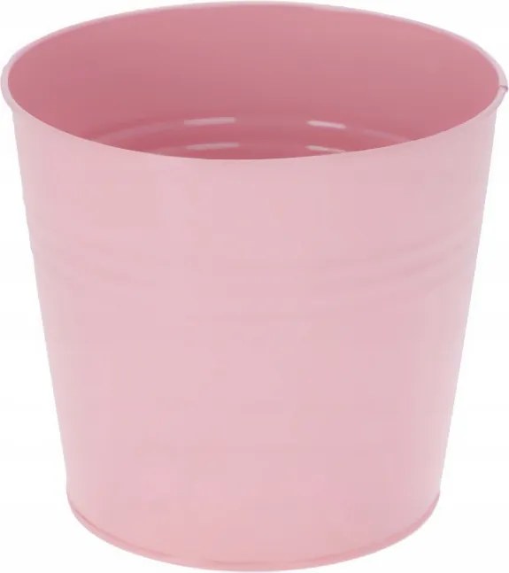 Virágtartó Fedél Cink Kerek Rózsaszín Virágokhoz Erkélyre 13 x 11 cm