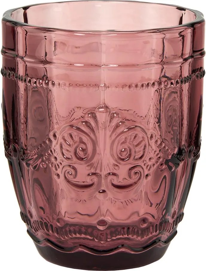 VICTORIAN vizes pohár, bordó 250 ml