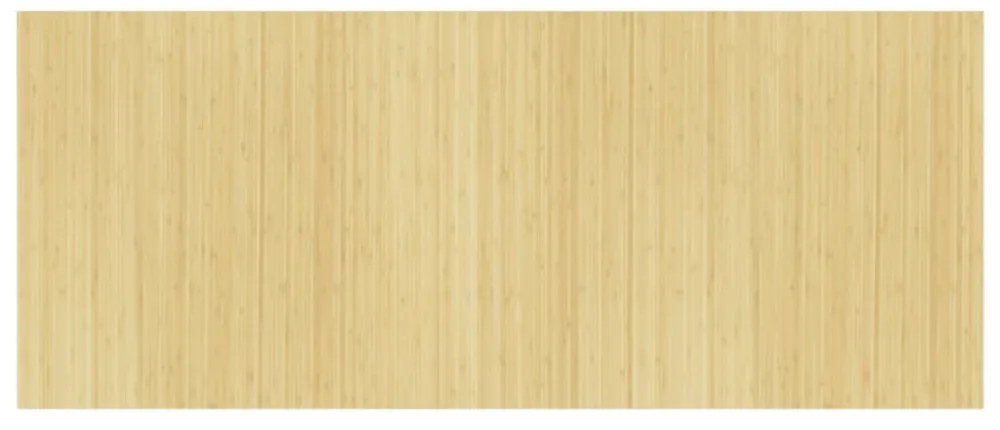 világos természetes bambusz térelválasztó 165 x 400 cm