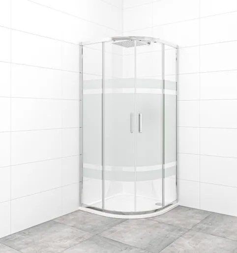 Zuhanysarok negyedkör 80x80 cm SAT TEX SATBKTEXS80CRS