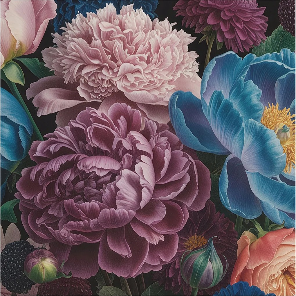 Flizelin fotótapéta Flizelin Design Színes virágok 250x250